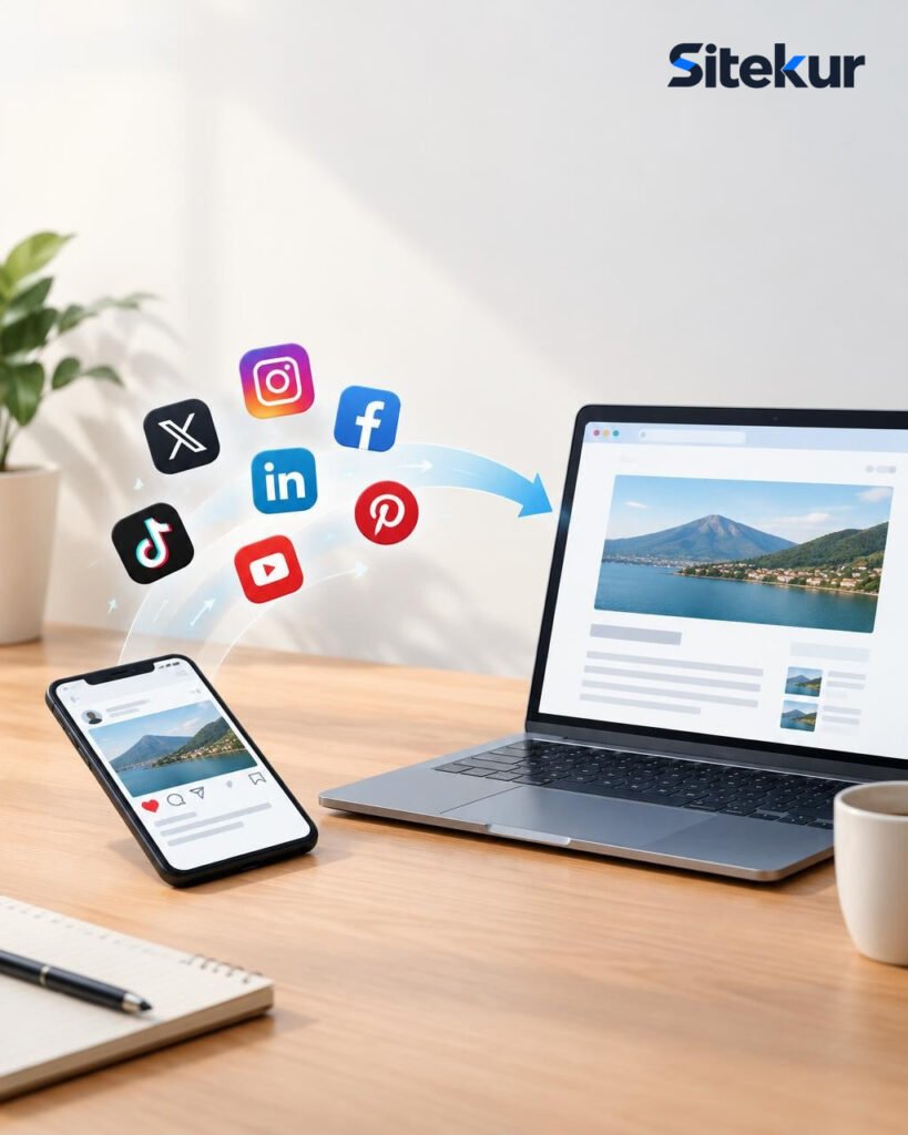 Sosyal Medya Gönderileri Web Sitesine Nasıl Trafik Getirir?
